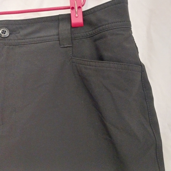 Eddie Bauer Womens size 14 Adventurer 2.0 Skort Black Lined Hiking Skirt Shorts - Picture 5 of 11